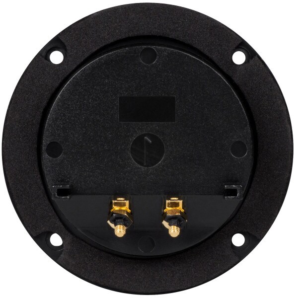 Main product image for Round Speaker Terminal 4-1/8" Gold Spring-Loaded 260-278